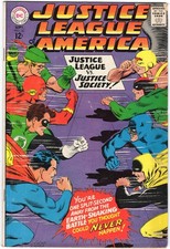 Justice League Of America 56 1967 DC Comics VG+ 4.5 Hourman Justice Society picture