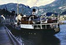 Orig 1960 Slide M/S Granvin Bergen Norway Passenger Ferry Ship Kodachrome H66 picture