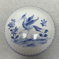 Traditional de Moustiers, France. VTG Hand-Painted Trinket Dish. picture