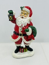 Transpac 9” Classic Santa Resin Figurine  NEW  🎄 picture