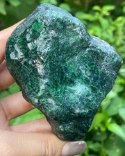 Natural Raw Maw Sit Sit Rough Stone Myanmar Emerald Green Jade Mineral Specimen picture