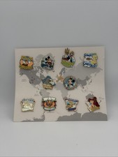 Complete 10-Pin Set Adventures by Disney GREECE New on Card RARE picture