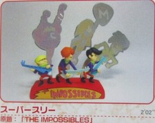 Hanna Barbera THE IMPOSSIBLES mini Figure + mini CD Set picture