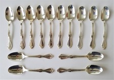 vintage INTERNATIONAL S. Co XI Flatware Silverplate 14pc TEA SPOONS picture