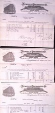Newell & Truesdell Co Wholesale Grocer Billhead Invoices 1917 Binghamton NY Lot picture