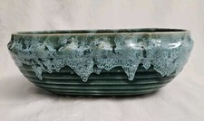 Vtg Brush Pottery Oval Planter 10.25