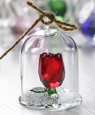 H&D HYALINE & DORA H&D Crystal Rose Flower Figurine Dreams 2 x 2 x 2.5 inches picture