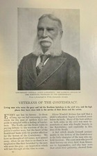 1898 Confederate Veterans James Longstreet Joseph Wheeler Wade Hampton picture