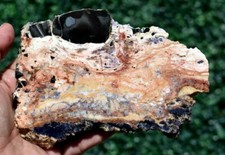 143 GM Pink TIFFANY STONE Slab, BERTRANDITE, OPALIZED FLUORITE Utah (BQZ) picture