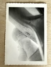 Lady Liberty Odd Close Up POV Hand & Torch From Inside Statue Arm VTG 1950 Photo picture