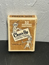 Vintage Stancraft Cheer-Up Playing Cards 52 Different Medical Humor Cartoons picture