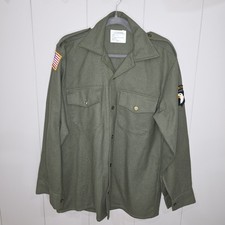 Vtg 70's Field Jacket 101st Airborne Screaming Eagles Sz Lg To Xl picture