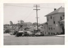 Vintage Photo 1955 San Diego Street View Classic Cars Russ Auditorium in Center picture