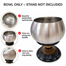 Thai Monk Alms Bowl Stainless Steel 8.5