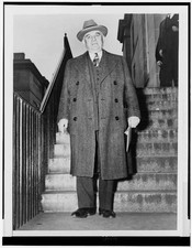Photo:Joseph F. Guffey 1942 Viereck Trial Witness Portrait Steps picture