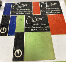 Vintage Chilton Tune-Up and Interchangeable Parts Handbook EDITIONS 7, 8 & 9 picture