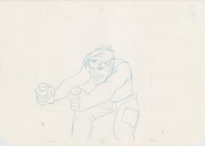 Titan A.E. by Don Bluth HUGE Production Animation Cel Drawing 2000 MD-109 picture