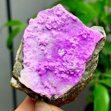 37G Natural Purple Pink Cobalt CobaltoCalcite Crystal Gemstone Rare Mineral picture