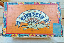 Vintage Antique Alcazar Cigar Box - Horse Racing - Wisconsin Tobacciana picture