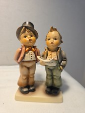 M J HUMMEL #130 DUET / FIGURINE TMK-1 Incised Crown / Rare / Very Nice picture