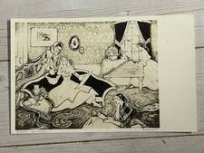 Vintage RPPC Postcard Illustrated Novel Little Women Louisa May Alcott picture