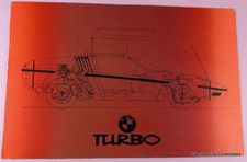 Manufacturer Original 1972 BMW Turbo Concept Car Auto Brochure picture