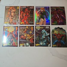 1995/1997 Wizard Magazine Chromium/Embossed Chase set. Must have amazing cards picture