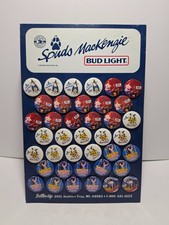 Vintage Lot of 39 Bud Light Spuds MacKenzie Advertising w/ Store Display 1986 picture
