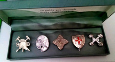 Vintage Boys Brigade Badges Set of 5; Award Badges- Collectable 1940s picture