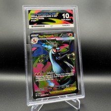 2025 Mega Charizard X EX Phantasmal Flames SR 109/094 - ACE Grading Gem Mint 10 picture