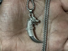 Trillionaire Maker Magical Pendant Silver Dragon Protection Luck Success Charm picture