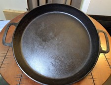 HUGE JUMBO Lodge Cast Iron USA 20SK Inch Hotel Skillet/Pan with Double Handles  picture