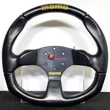 MOMO Commando Steering Wheel D Shape Black 2000 Vintage Excellent picture