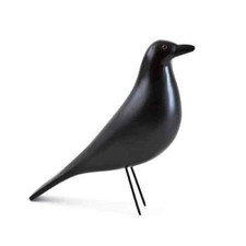 Eames House Bird Style Reproduction Black Wooden Bird Decor NOT Vitra New picture