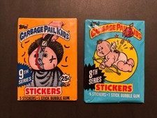 1987 Topps Garbage Pail Kids Wax Packs Lot OS Series 8th 9th Unopened picture