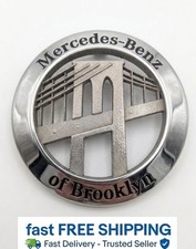 Mercedes-Benz Of Brooklyn NY NYC Metal Dealer Badge Emblem Vintage ✅ picture