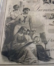 SLING'S 🪙RARE 1858 Leonardsville NY deposit check $32.25 Beautiful Artwork 🎨  picture