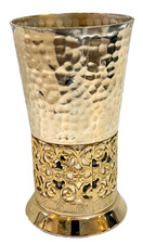 Vintage Shabbat Kiddush Cup Judaica Israel Judaism Jewish Hebrew Sabbath picture