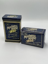 Maxwell House 1892 Slow Roasted Coffee Tin With 16 Ounces Of Maxwell Coffee picture