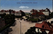Postcard Leisnig in Saxony, King Friedrich August barracks - 4136471 picture