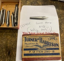Turner Harrison Vtg Steel Dip Fountain Pen Nib #87 USA Calligraphy Writing NOS picture
