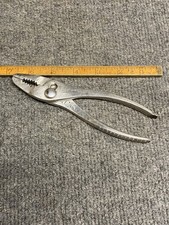 Vintage Crescent 6-1/2” Thin Nose Slip Joint Pliers No. L26 Multi Function USA  picture