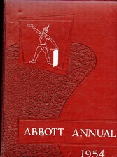 1954 Original Yearbook, Abbott Junior High School - Elgin, Illinois, Nice Cond picture