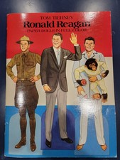 Ronald Reagan / Nancy Reagan Paper Dolls Dover President Vintage 1983 picture