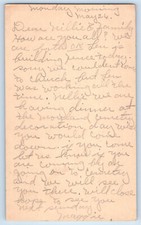 Berryville Arkansas AR Postal Card Mrs. Nellie Blythe Letter from Nellie 1948 picture