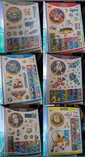 COMPLETE Zukan Japanese Jumbo Sticker Set BANDAI Pokémon Cards 1997 PSA Pikachu picture