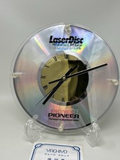 Pioneer LaserDisc Wall Clock Analog Quartz Roman Numerals Multicolor, NOS Works picture