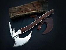 Custom Handmade last action hero axe replica rose wood handle with leather sheat picture