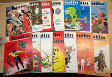 Le Journal Tintin, French Hebdomadaire Vintage weekly comic strip 14 issues picture