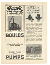1927 Buffalo Meter Co. of Buffalo, New York Ad: Niagara Water Meter, Factory Pic picture